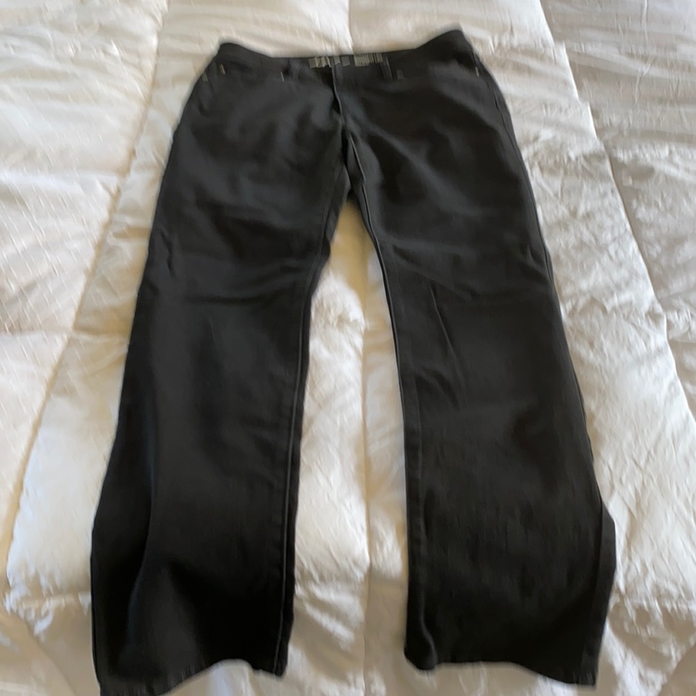 Inc straight leg black jeans 8